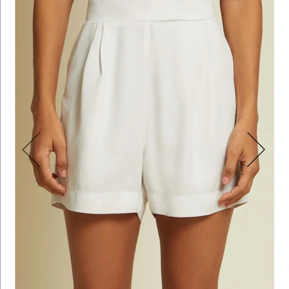 Nation ltd Maris shorts in ivory. - Picture 5 of 9
